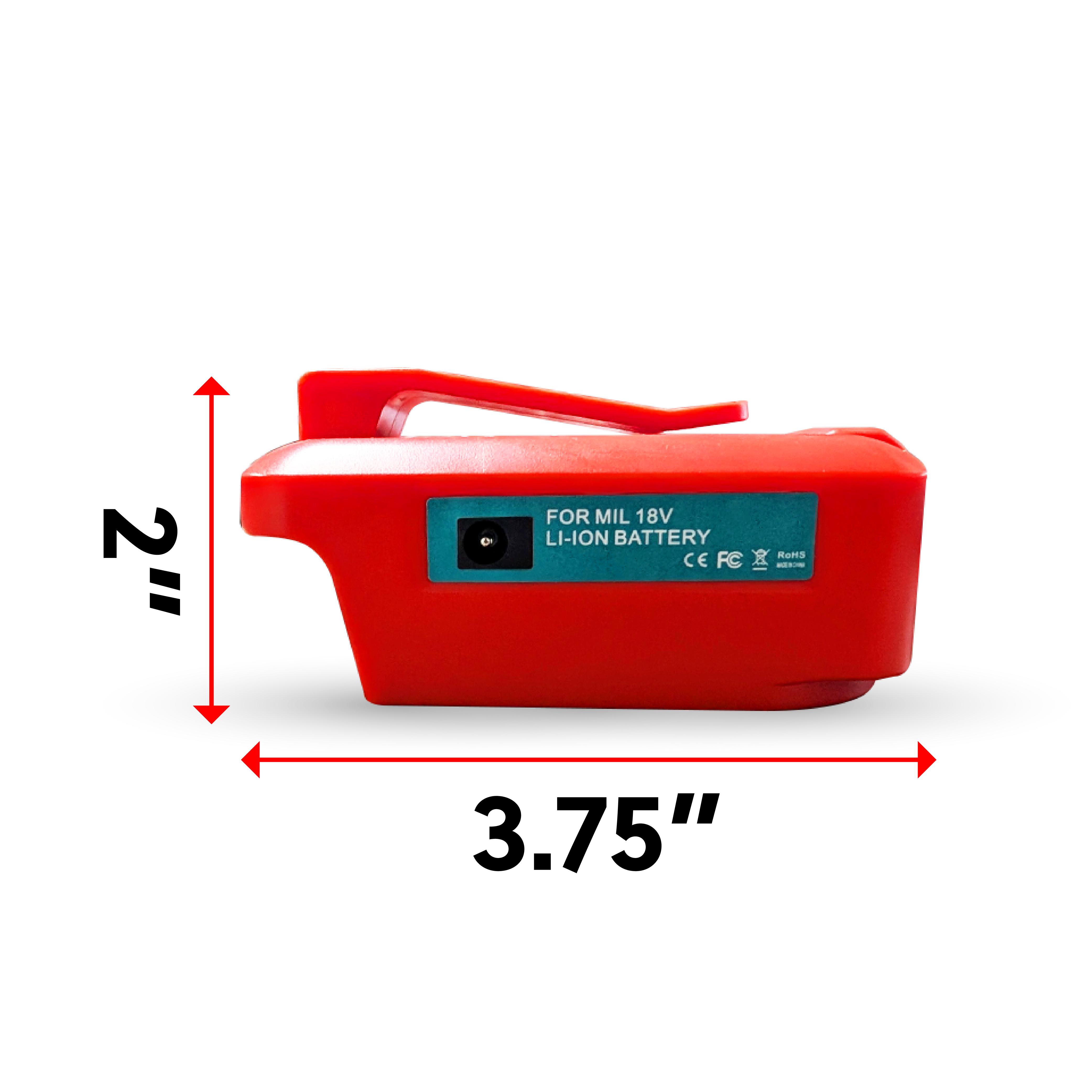 IP POWER Rapid Amp Charger / Jump Starter | Compatible with Milwaukee 18V Li-ion Battery