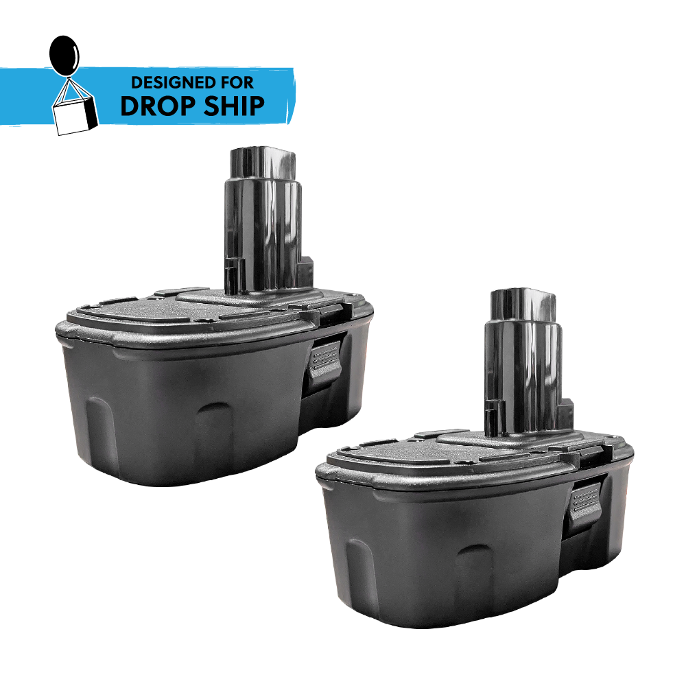 DROP SHIP: IP Power 18V 2.5Ah Ni-Mh Rechargeable Drill Pack Battery - Pack of 2