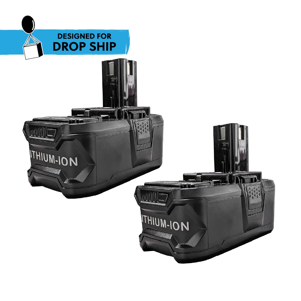 DROP SHIP: IP Power 18V 5Ah Li-Ion Rechargeable Drill Pack Battery - Pack of 2