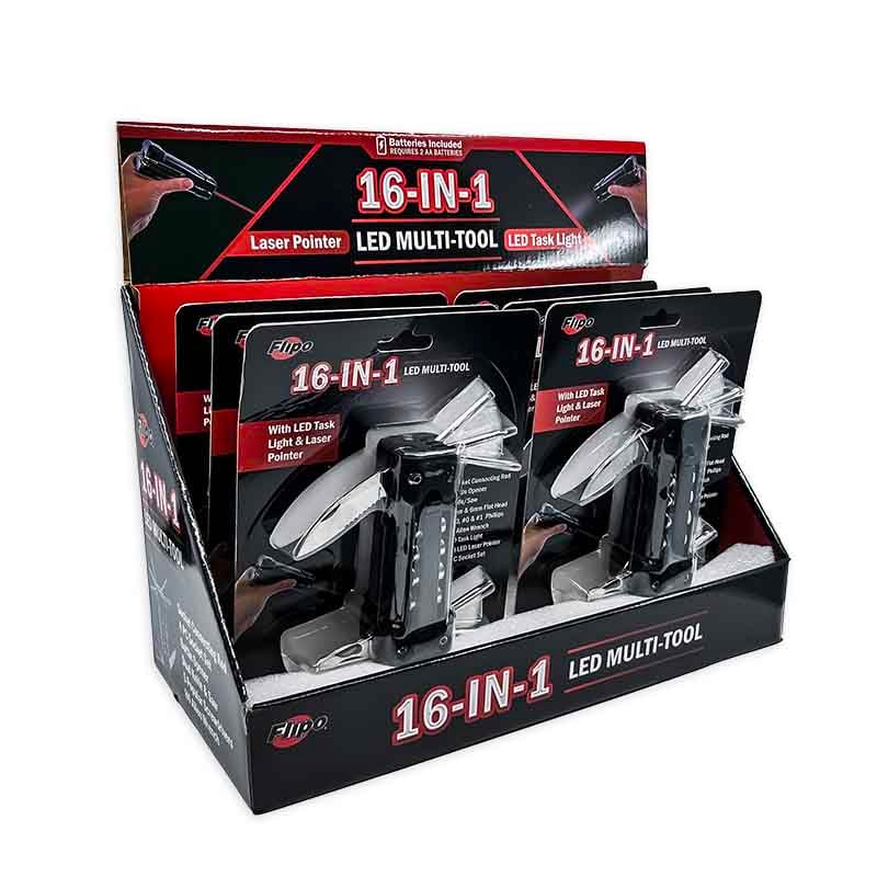 Flipo 16-In-1 Multi-Tool | 6 Piece Display
