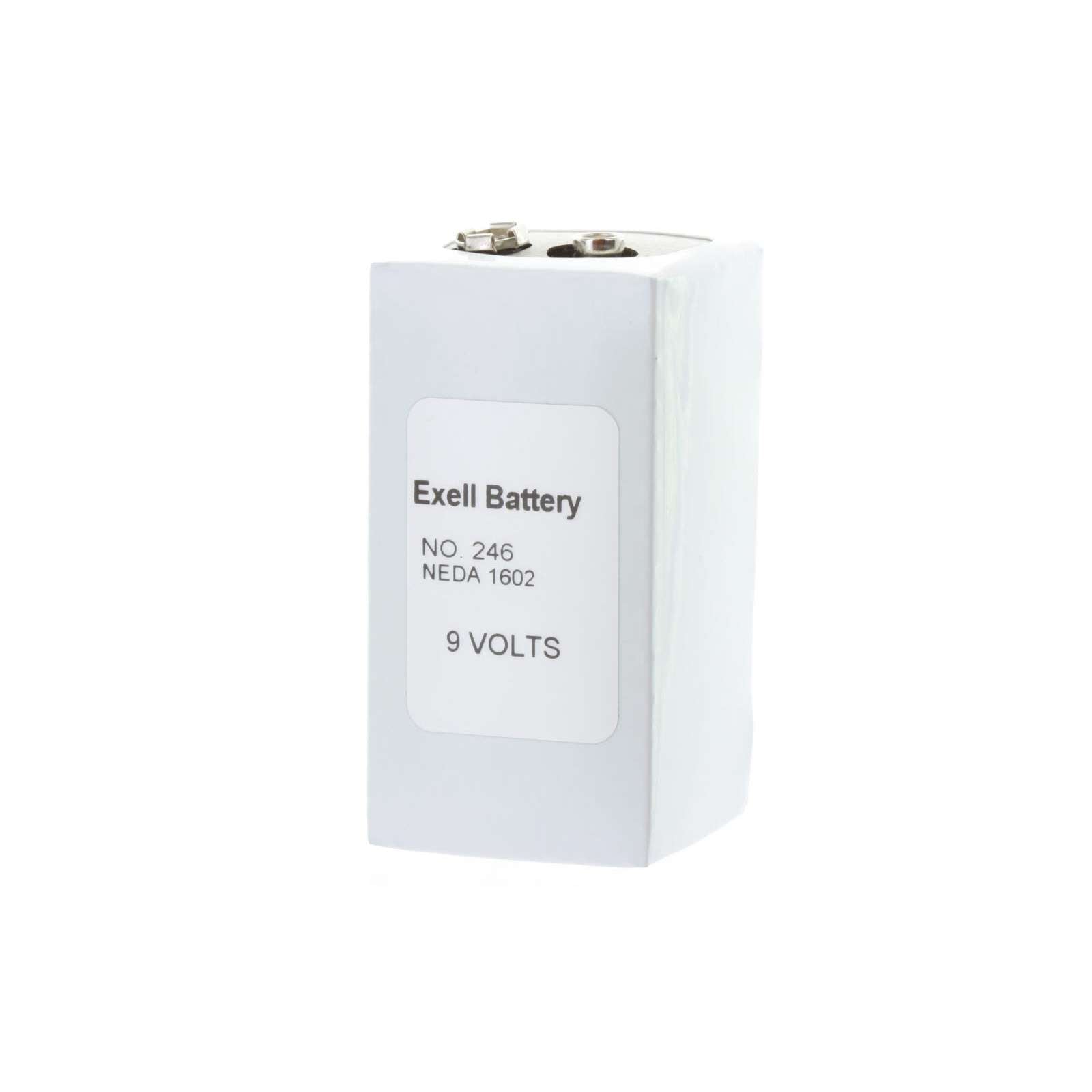 Exell 246 Alkaline 9V Battery NEDA 1602, PP6,TR6 Compatible with Eveready 246