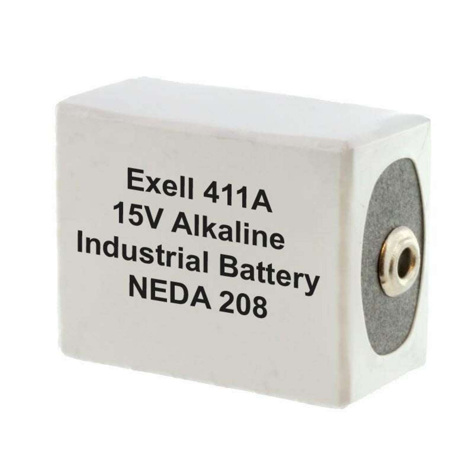 Exell 411A Alkaline 15V Battery NEDA 208 Compatible with 10F20, BLR121, M121