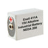 Exell 411A Alkaline 15V Battery NEDA 208 Compatible with 10F20, BLR121, M121
