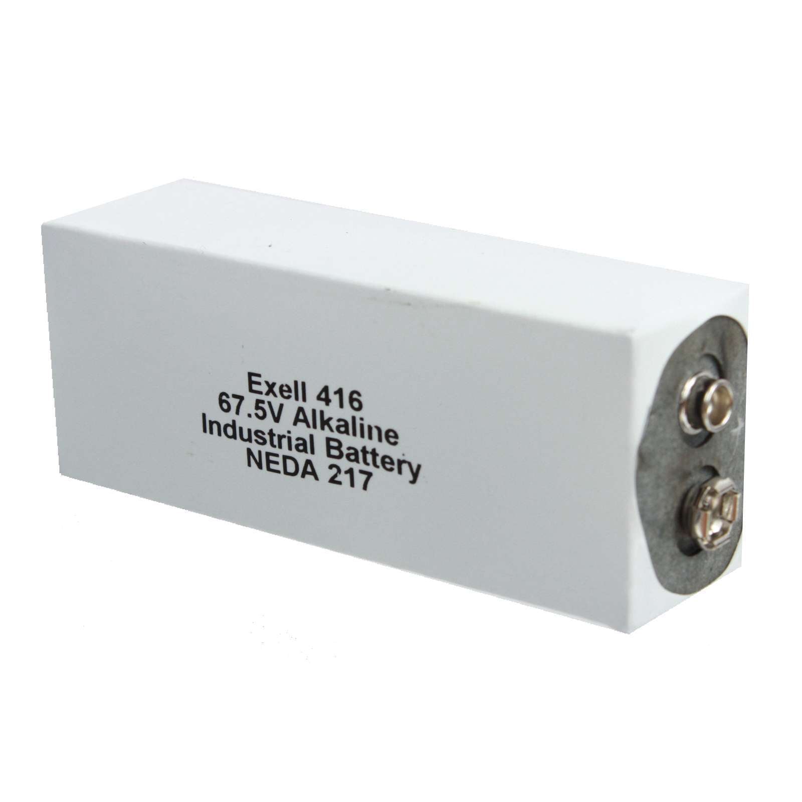 Exell 416A Alkaline 67.5V 180mAh Battery NEDA 217 Compatible with A416,ER-416