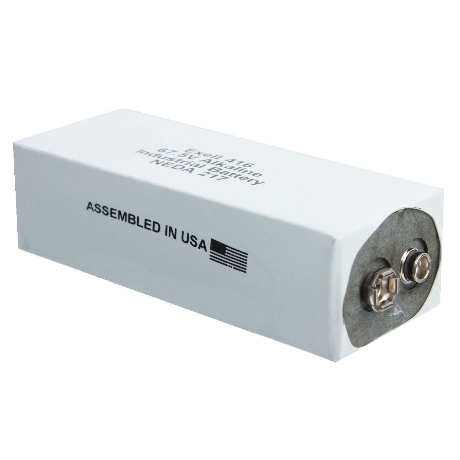 Exell 416A Alkaline 67.5V 180mAh Battery NEDA 217 Compatible with A416,ER-416
