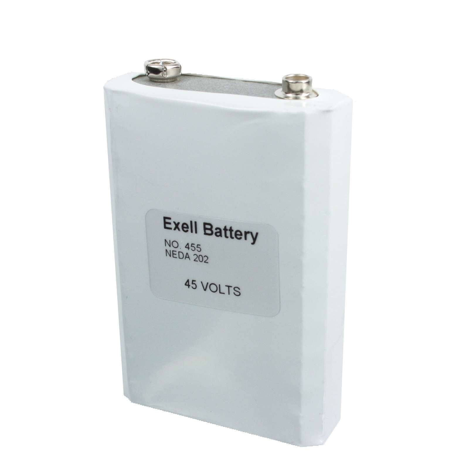 Exell 455 Alkaline 45V Battery NEDA 201, EB-455, 30F40