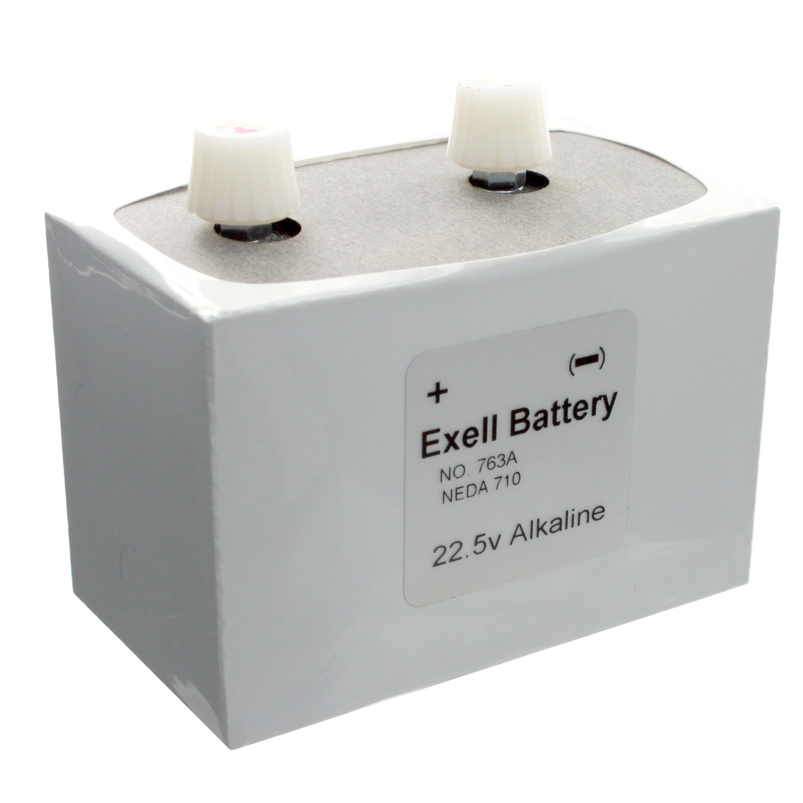 Exell Battery 763 22.5V Alkaline Battery NEDA 710 Compatible with ER763