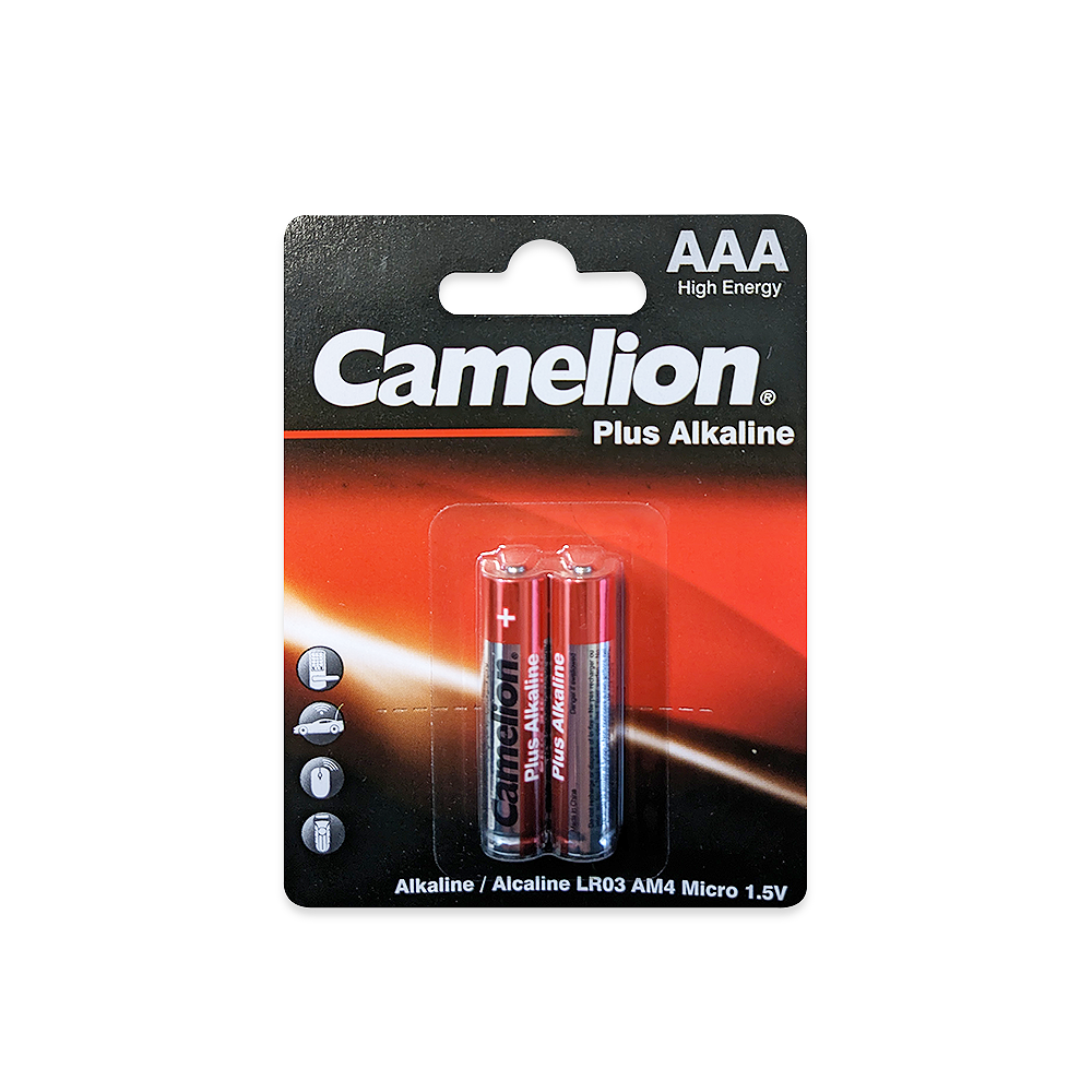 Camelion AAA Alkaline Plus Blister Pack of 2