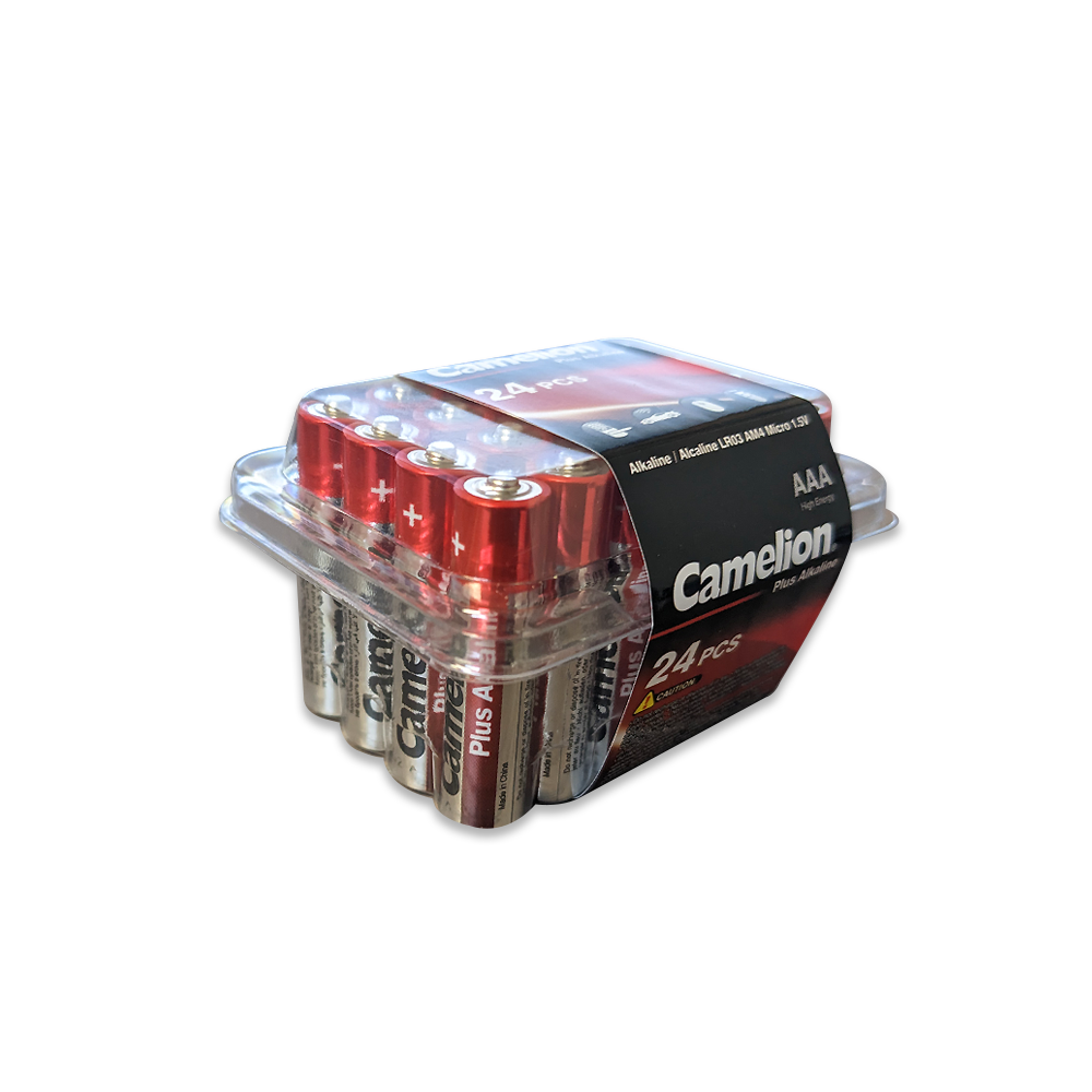 Camelion AAA Plus Alkaline Plastic Tub of 24