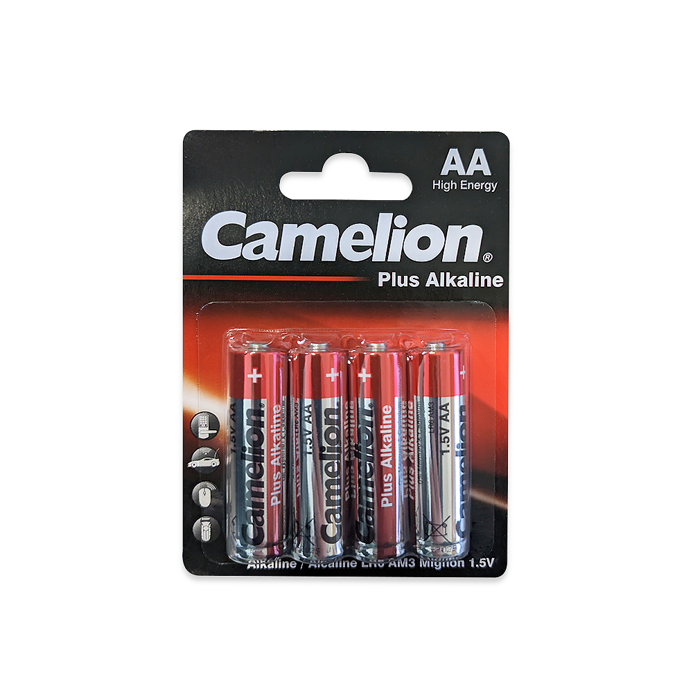 Camelion AA Alkaline Plus Blister Pack of 4