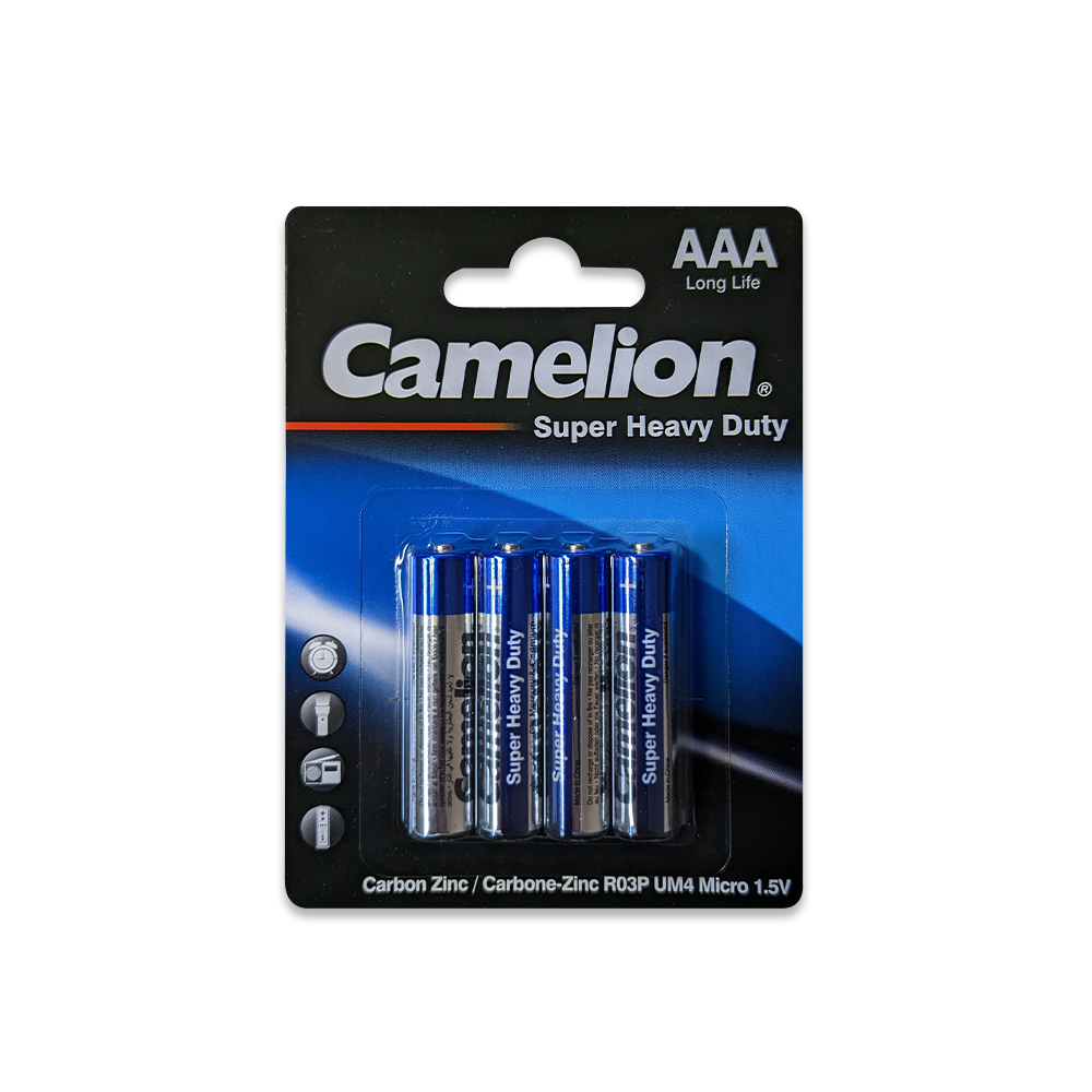 Camelion AAA Super Heavy Blister Pack of 4