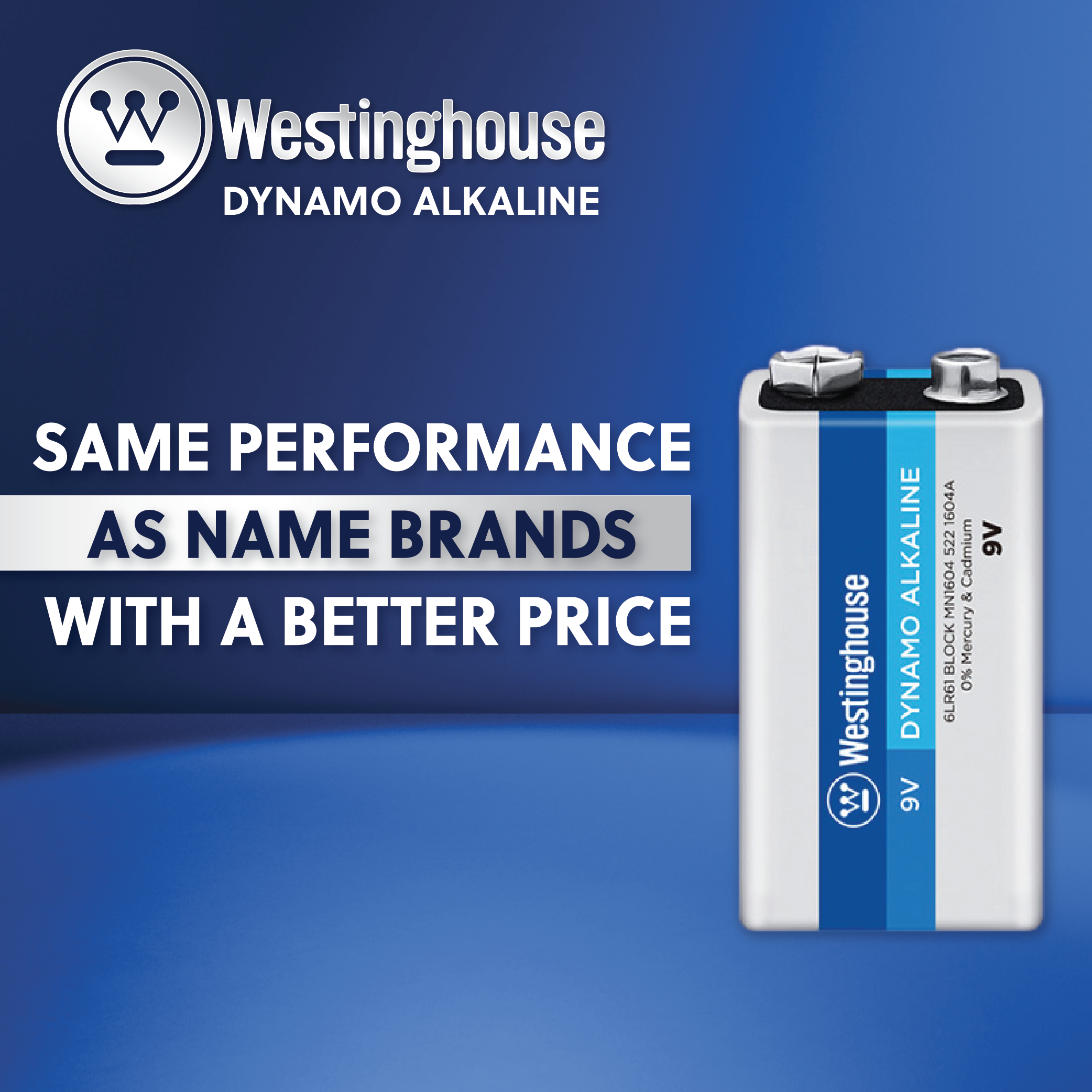 Westinghouse AAA Dynamo Alkaline Cardboard Retail of 24