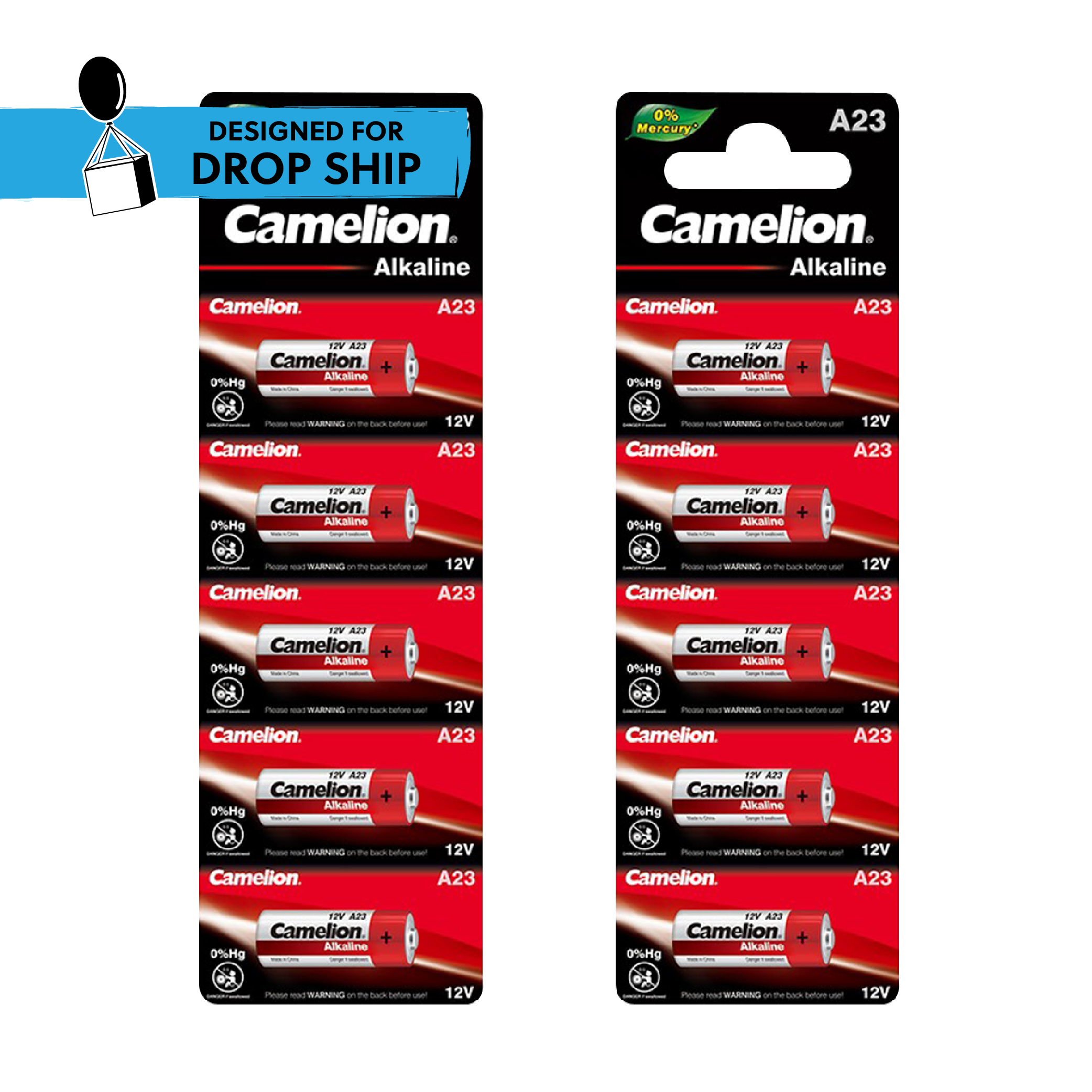 DROP SHIP: Camelion A23 Alkaline Specialty Battery 10 Pack