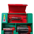 FILLED Battery Organizer With 22 Alkaline Batteries & Battery Tester