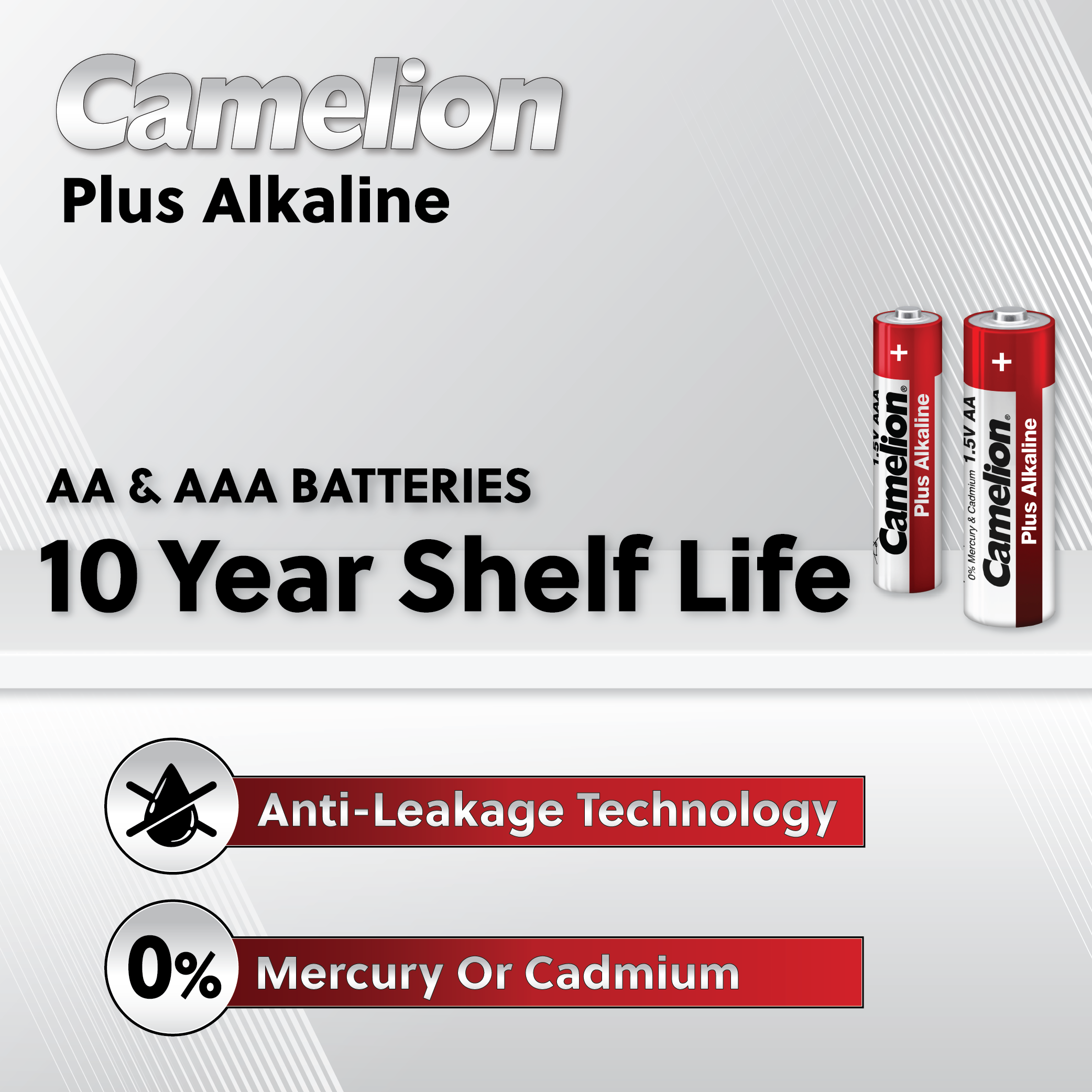 Camelion AA Plus Alkaline 24pk Hard Plastic Case