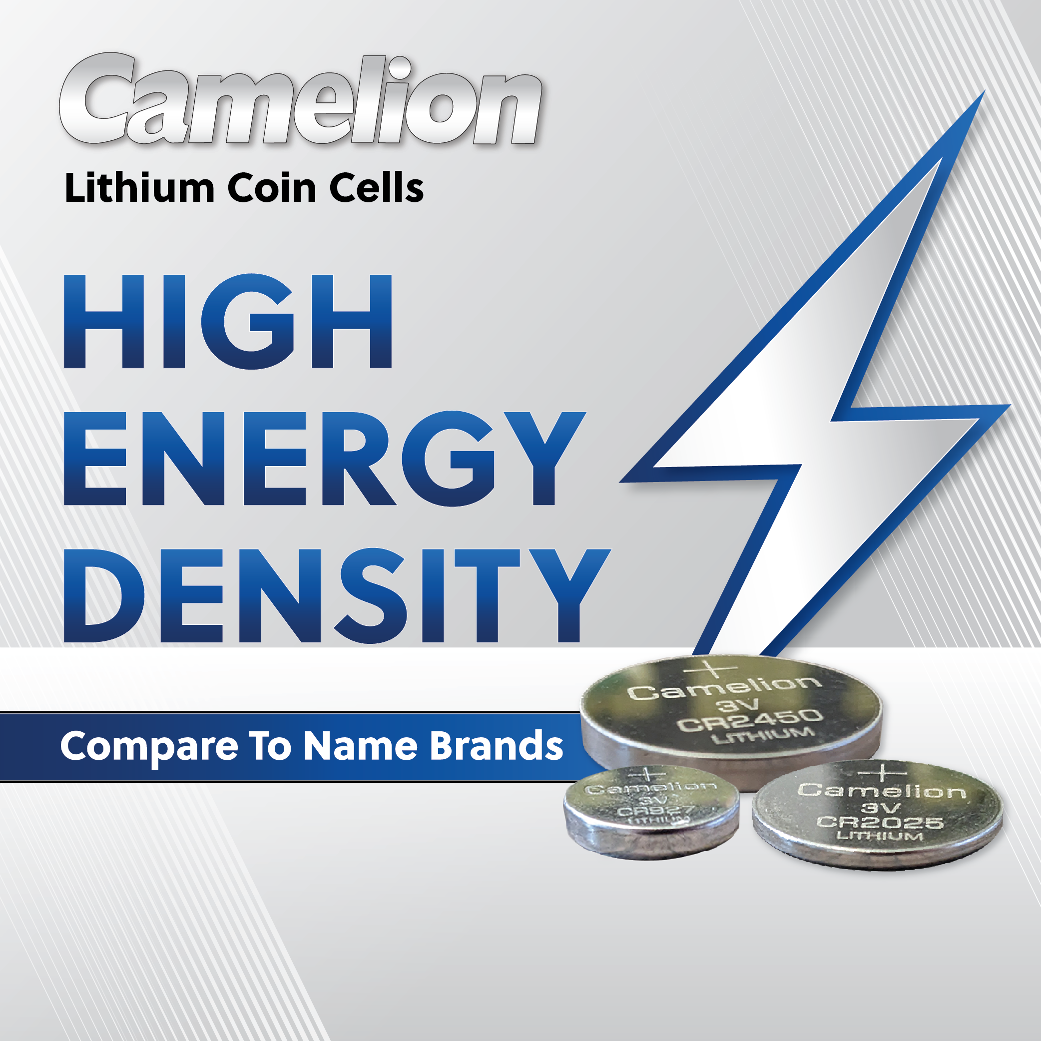 DROP SHIP: Camelion CR2016 Lithium Primary Coin Cell 10 Pack - Non Rechargeable