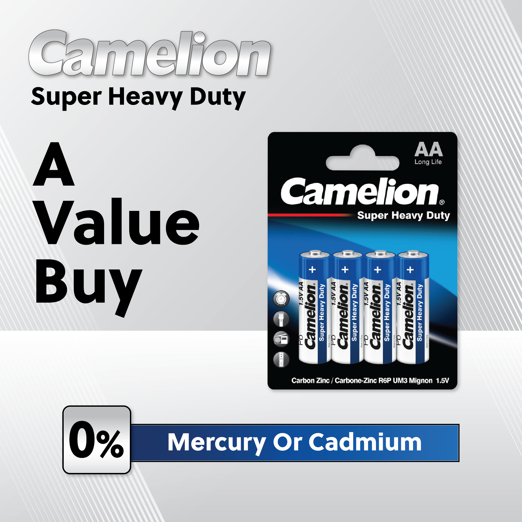 Camelion 9V Super Heavy Duty 1pk