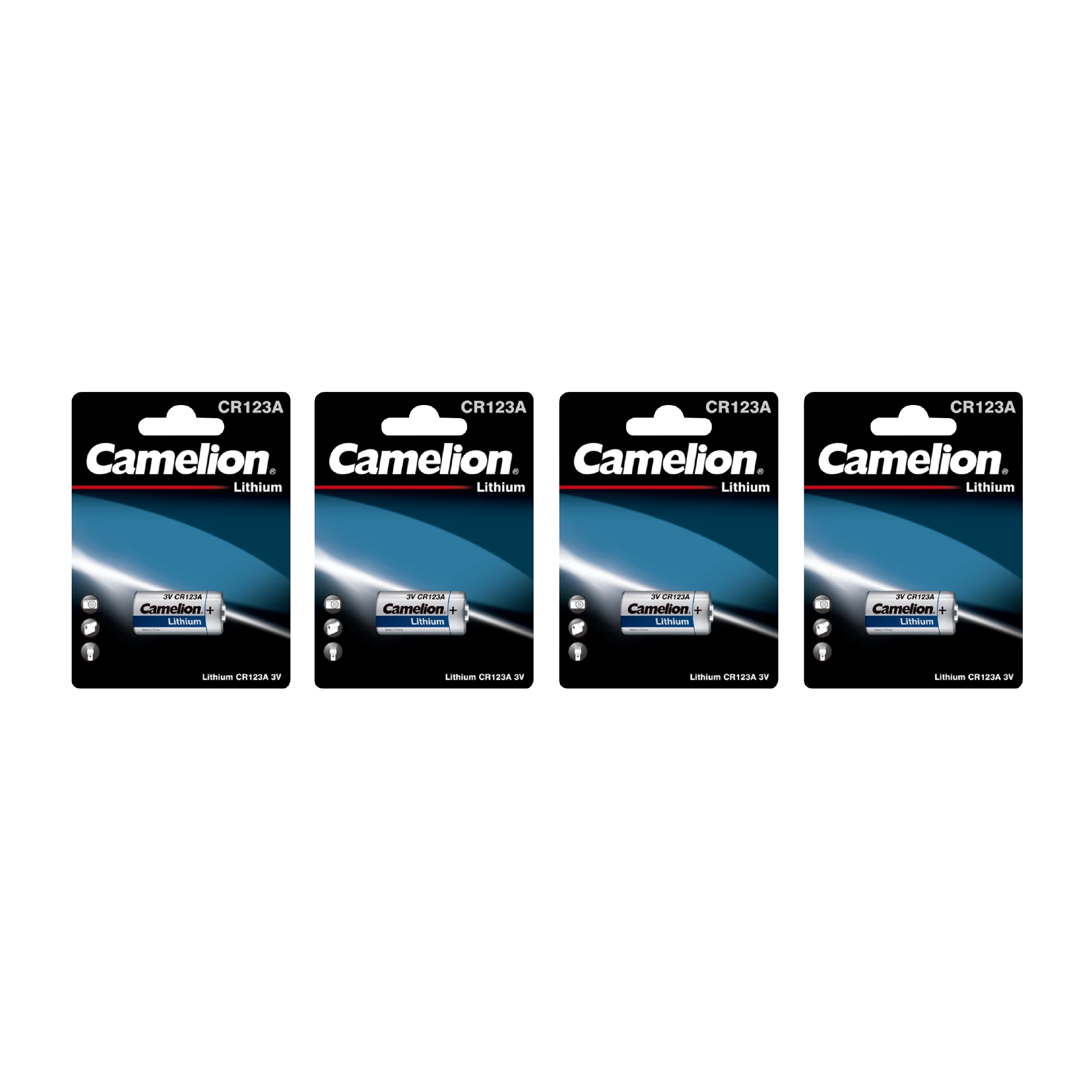 DROP SHIP: Camelion CR123A Lithium Primary Specialty Cell 4 Pack - Non Rechargeable
