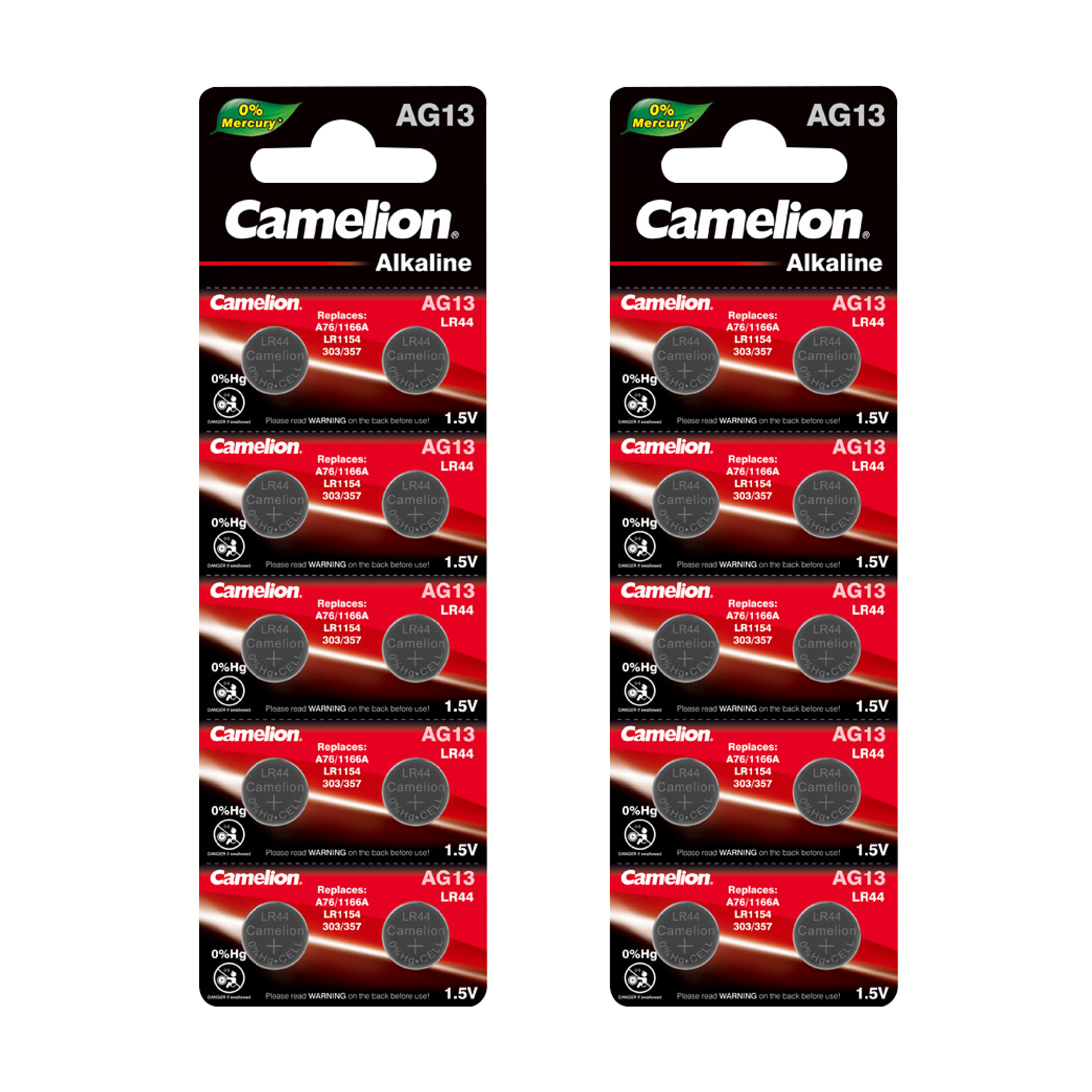 DROP SHIP: Camelion AG13 Alkaline Button Cell 20 Pack