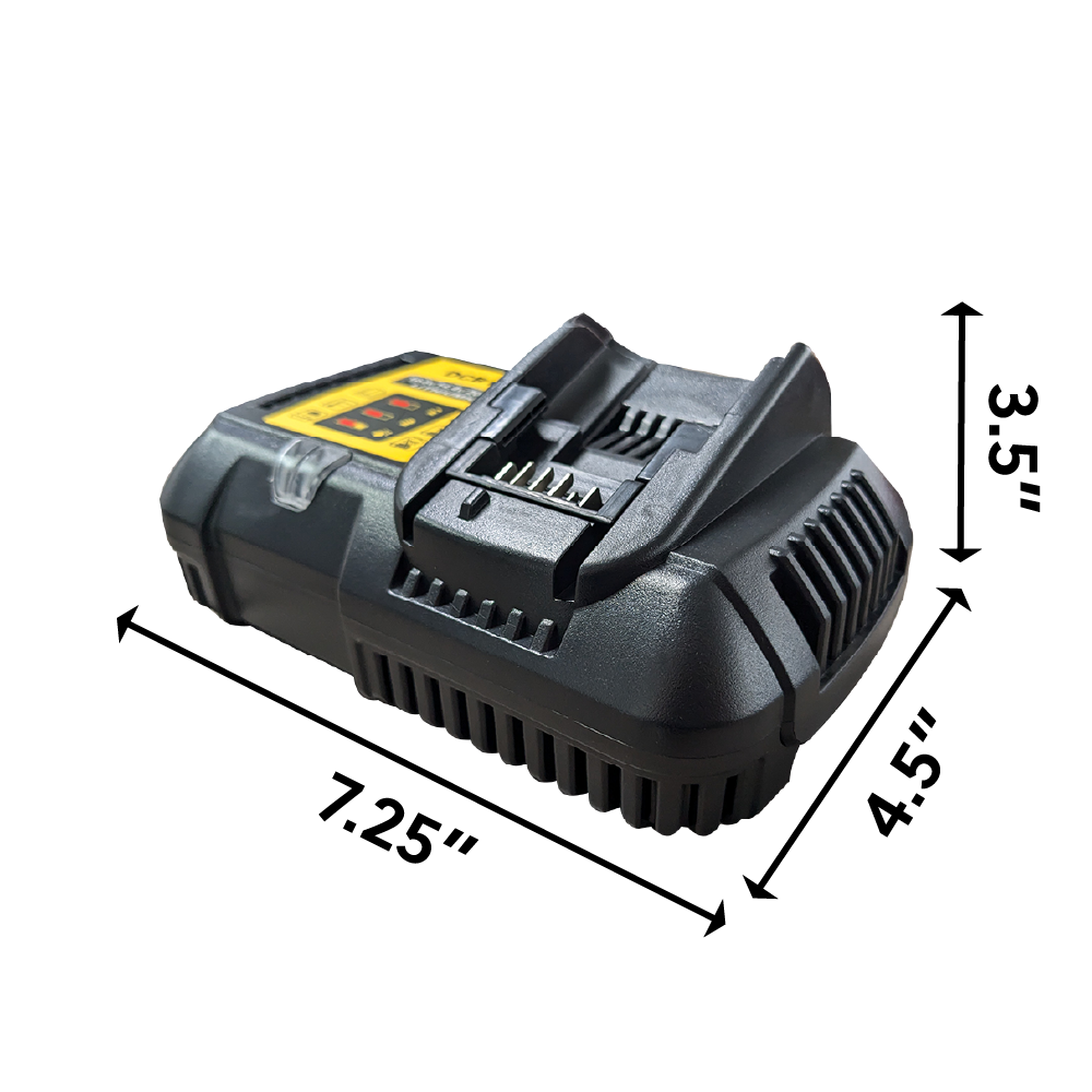 NEW: Drill Pack Charger: Compatible For Dewalt 10.8V / 14.4V / 20V Lithium Ion Drill Pack Batteries