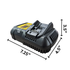 NEW: Drill Pack Charger: Compatible For Dewalt 10.8V / 14.4V / 20V Lithium Ion Drill Pack Batteries