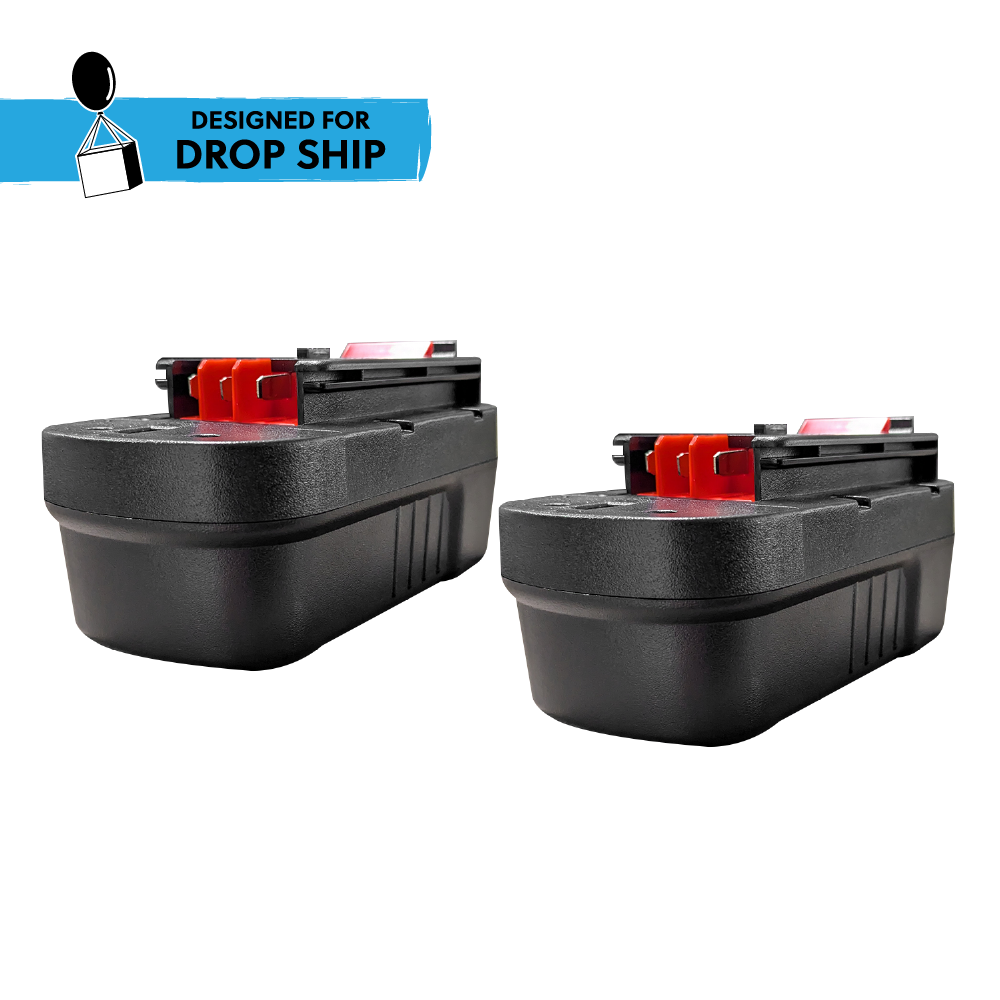 DROP SHIP: IP Power 18V 2.5Ah Ni-Mh Rechargeable Drill Pack Battery - Pack Of 2