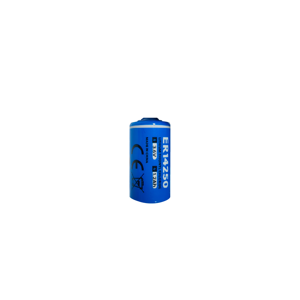 IP Power ER14250 1/2AA Size 3.6V 1.2Ah Lithium Thionyl Chloride Battery for Specialized Devices - Non Rechargeable