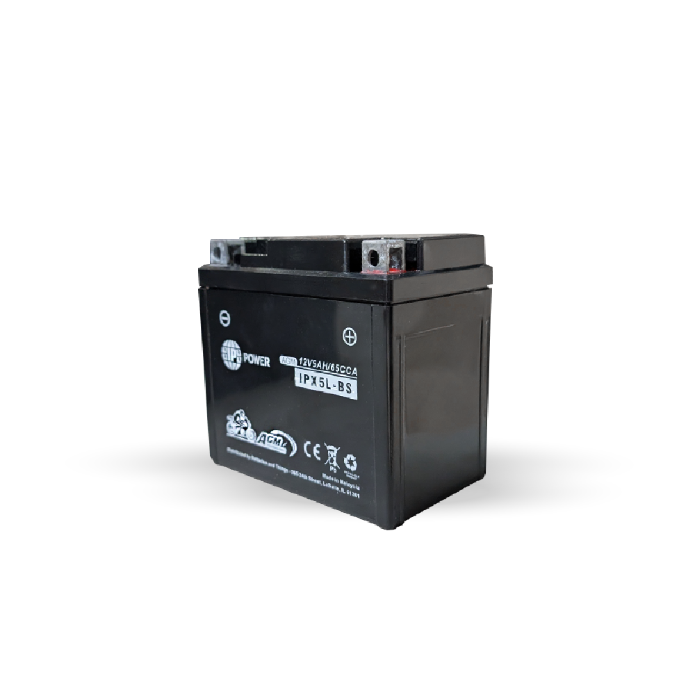IP Power 5L-BS 12V 5AH AGM MOTORSPORT BATTERY