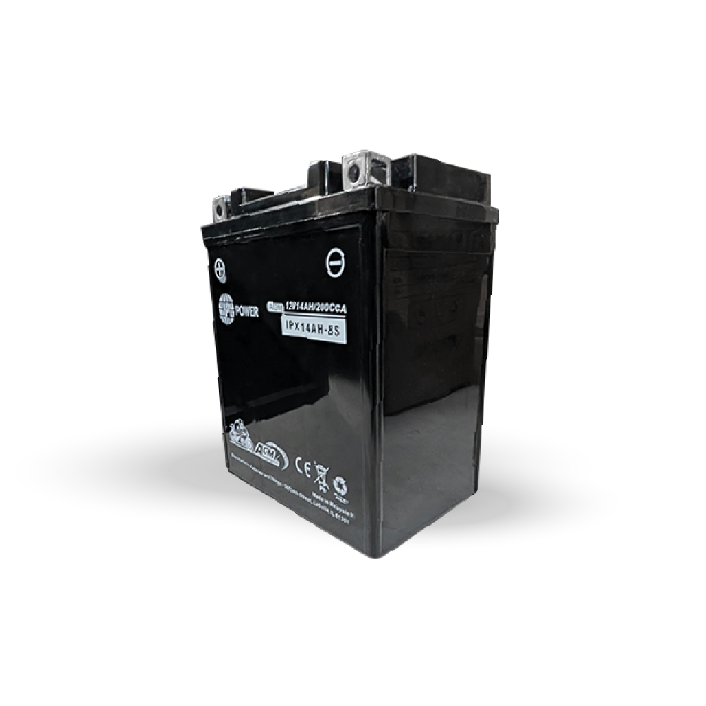 IP Power 14AH-BS 12V 14AH AGM MOTORSPORT BATTERY