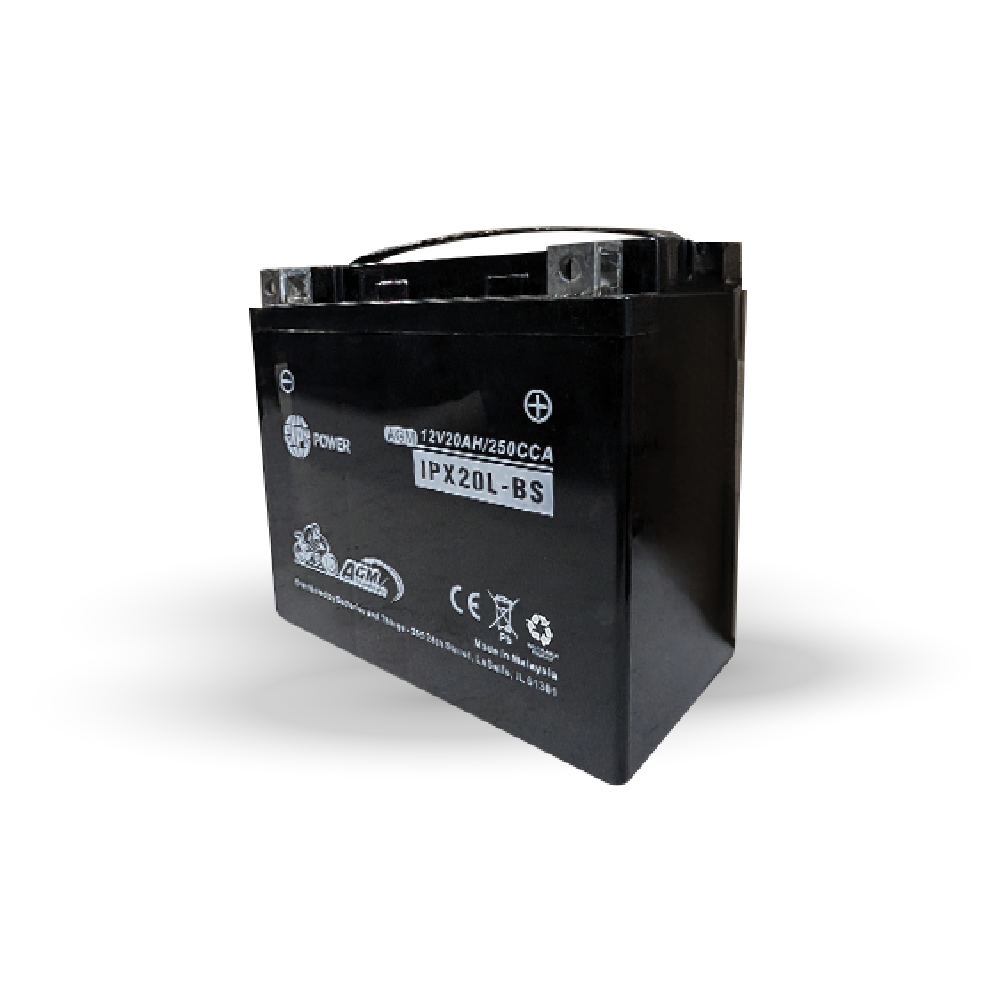 IP Power 20L-BS 12V 20AH AGM MOTORSPORT BATTERY