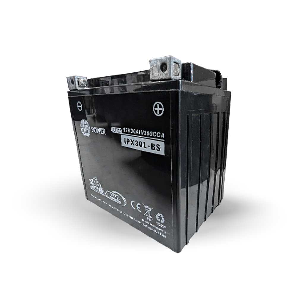 IP Power 30L-BS 12V 30AH AGM MOTORSPORT BATTERY