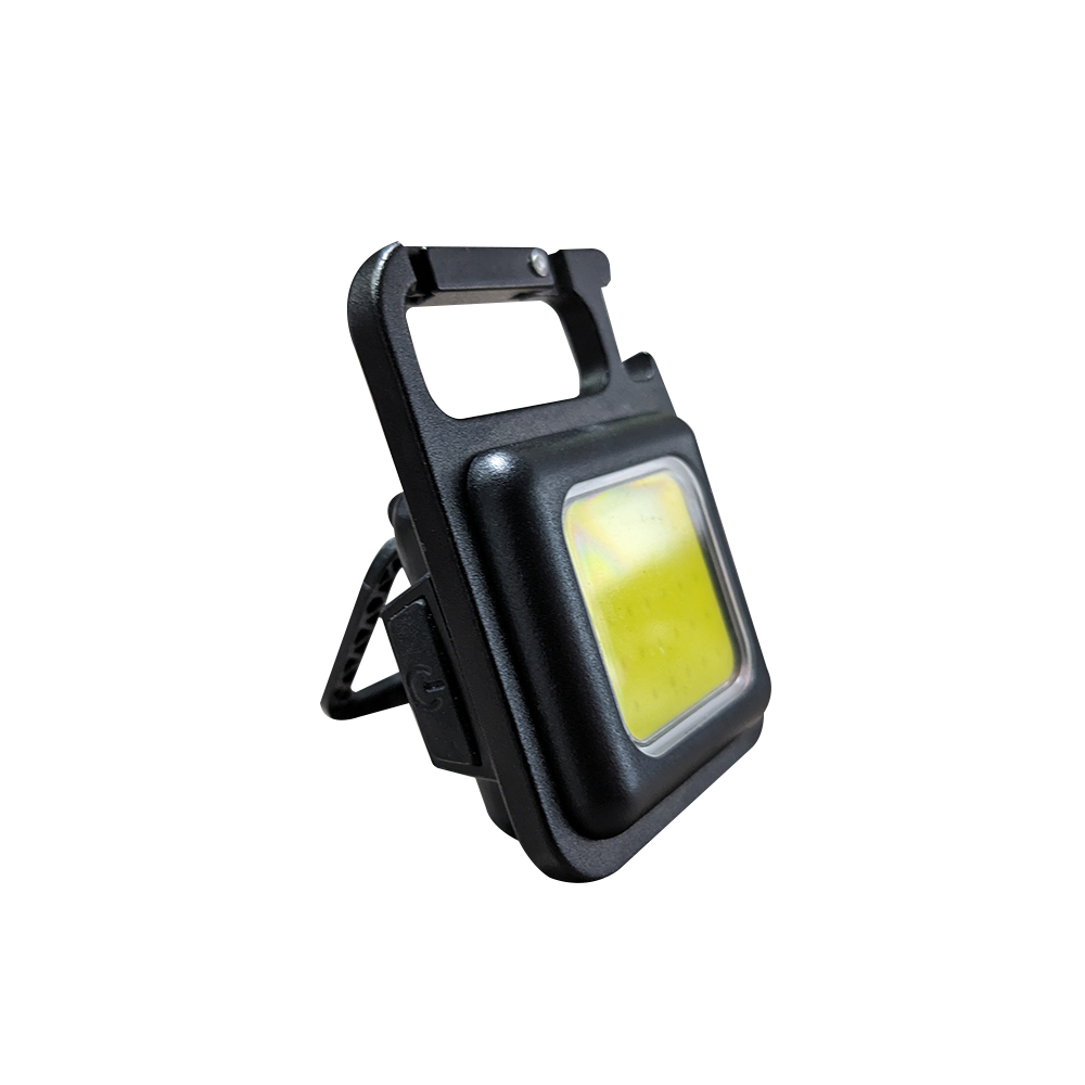 Amazing 5 In 1 Rechargeable Keychain Light - 3 Lighting Modes, Bottle Opener, Magnetic Base, Stand