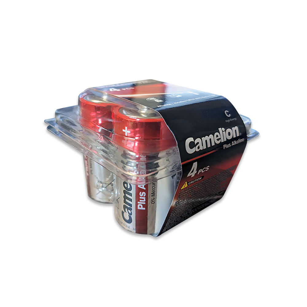 Camelion C Plus Alkaline Plastic Tub of 4