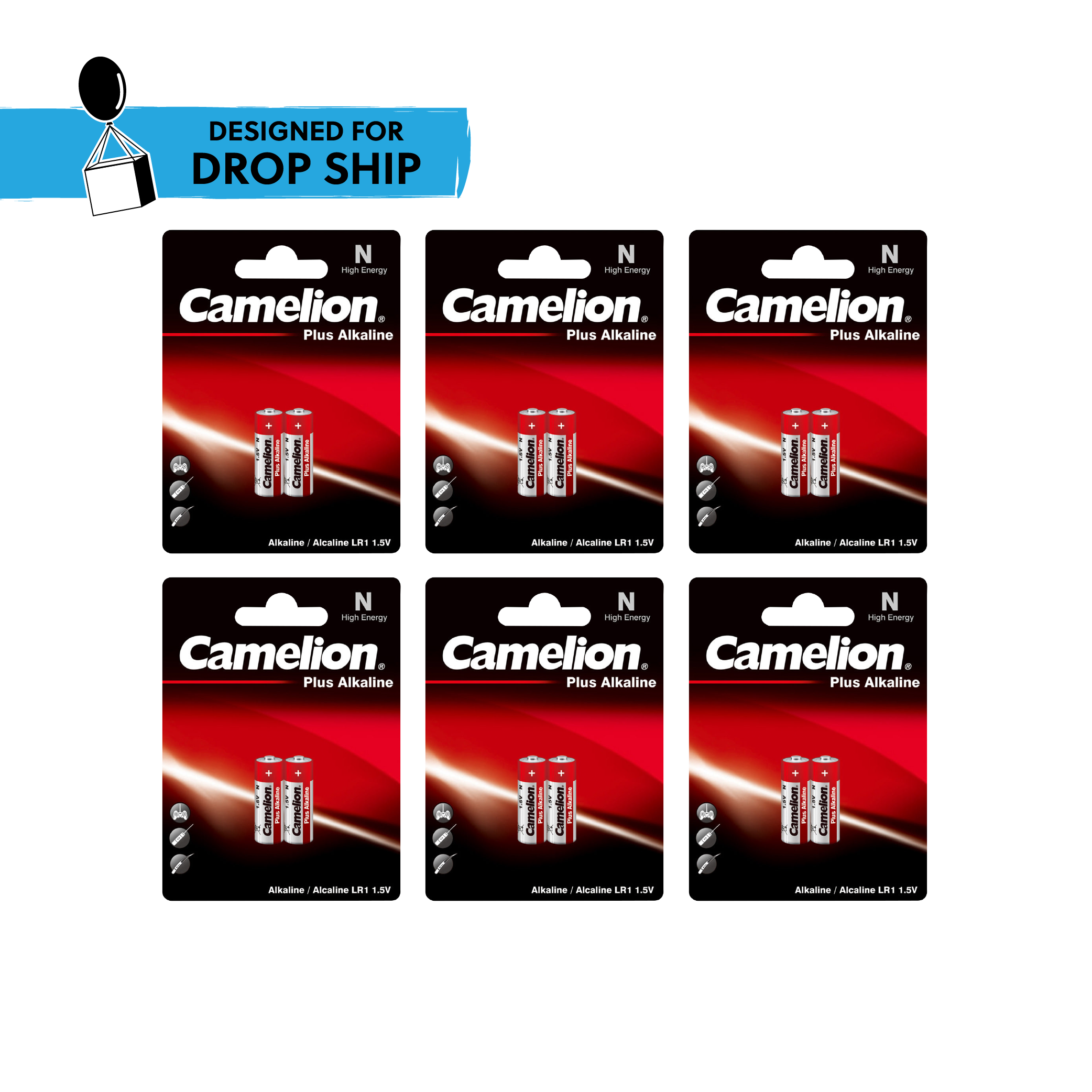 DROP SHIP: Camelion N LR1 Alkaline Specialty Battery 12 Pack