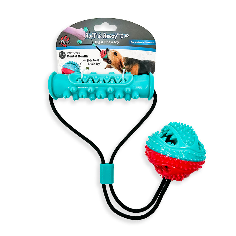 Flipo Ruff & Ready Duo™ Chew & Tug Toy