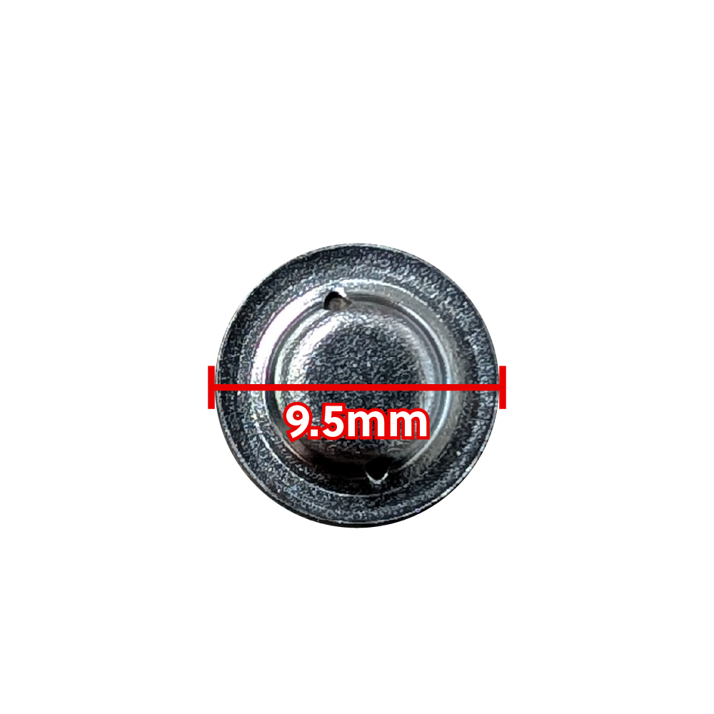 Positive Tip Caps For 18650 Batteries (9.5mm x 2mm x 0.3mm)