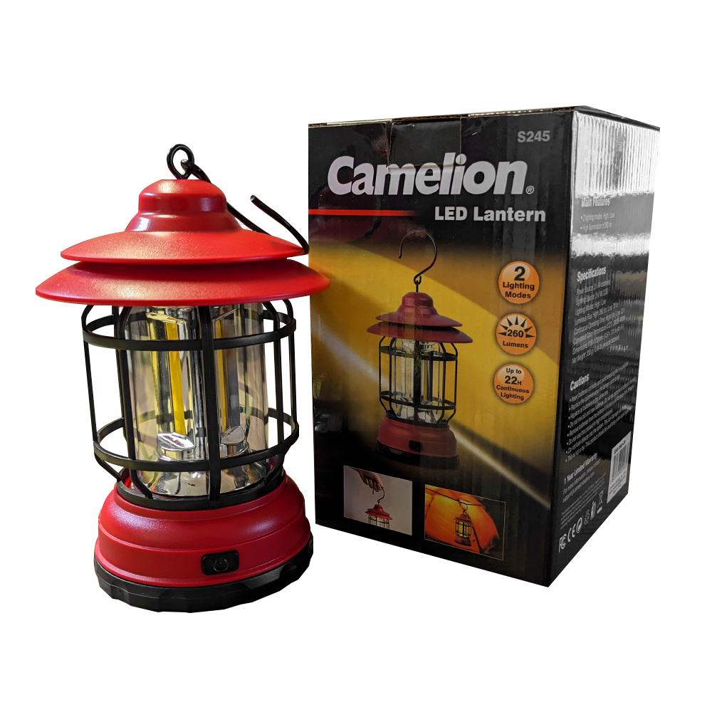 Camelion S245 260LM LED Lantern - 2 Lighting Modes