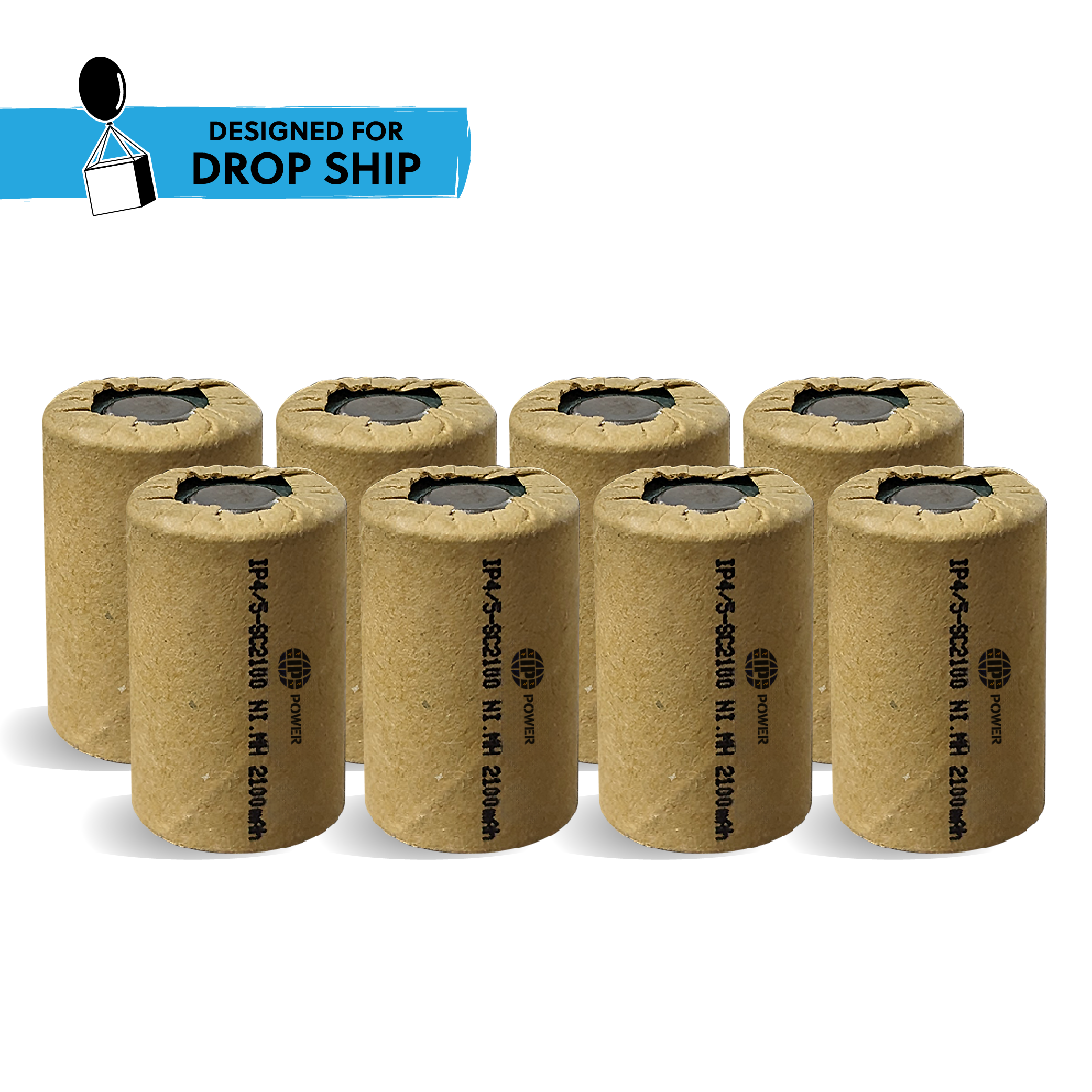 DROP SHIP: IP Power 4/5 Sub C Ni-Mh 2100mAh
