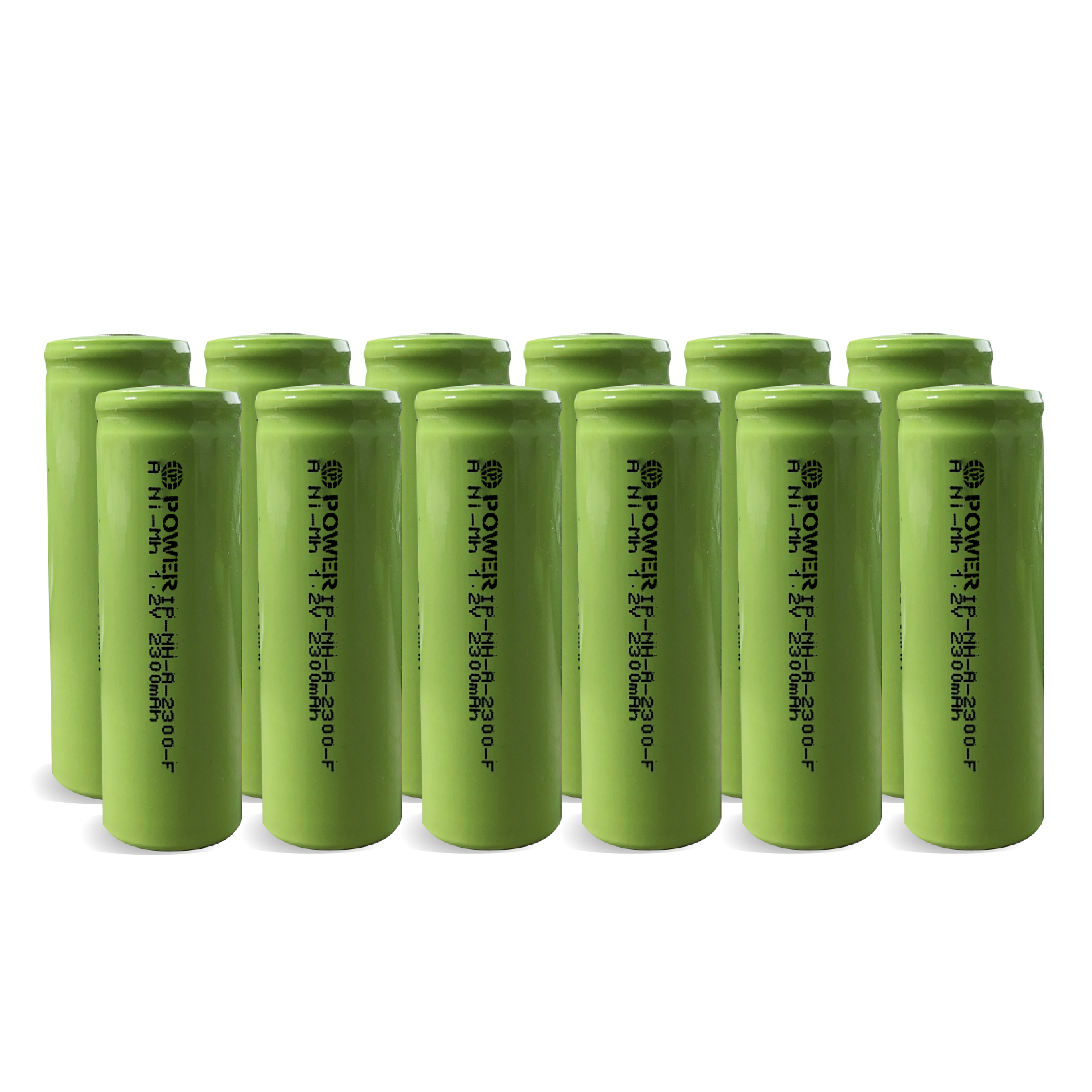 DROP SHIP: IP Power Ni-Mh A 2300mAh Rechargeable Flat Top