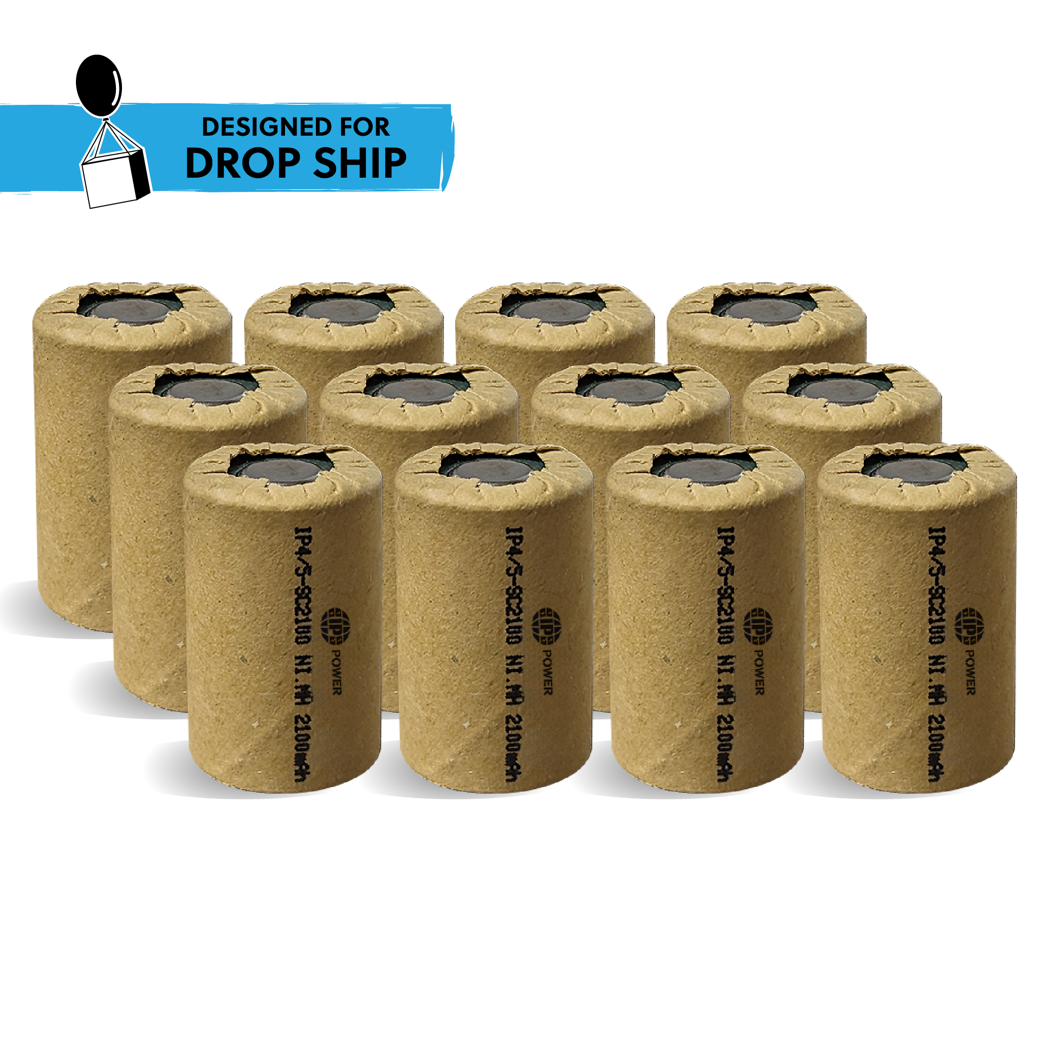 DROP SHIP: IP Power 4/5 Sub C Ni-Mh 2100mAh