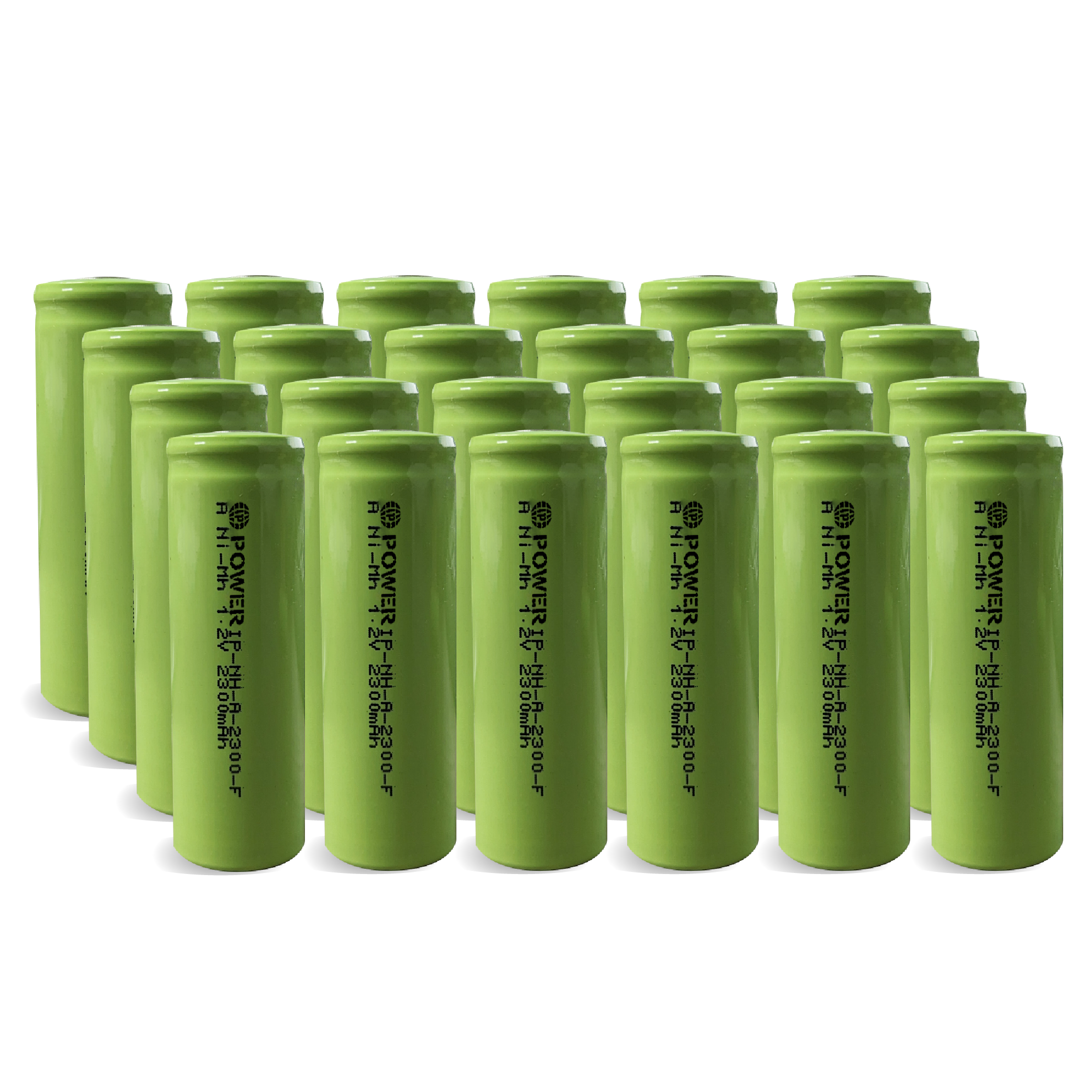 DROP SHIP: IP Power Ni-Mh A 2300mAh Rechargeable Flat Top