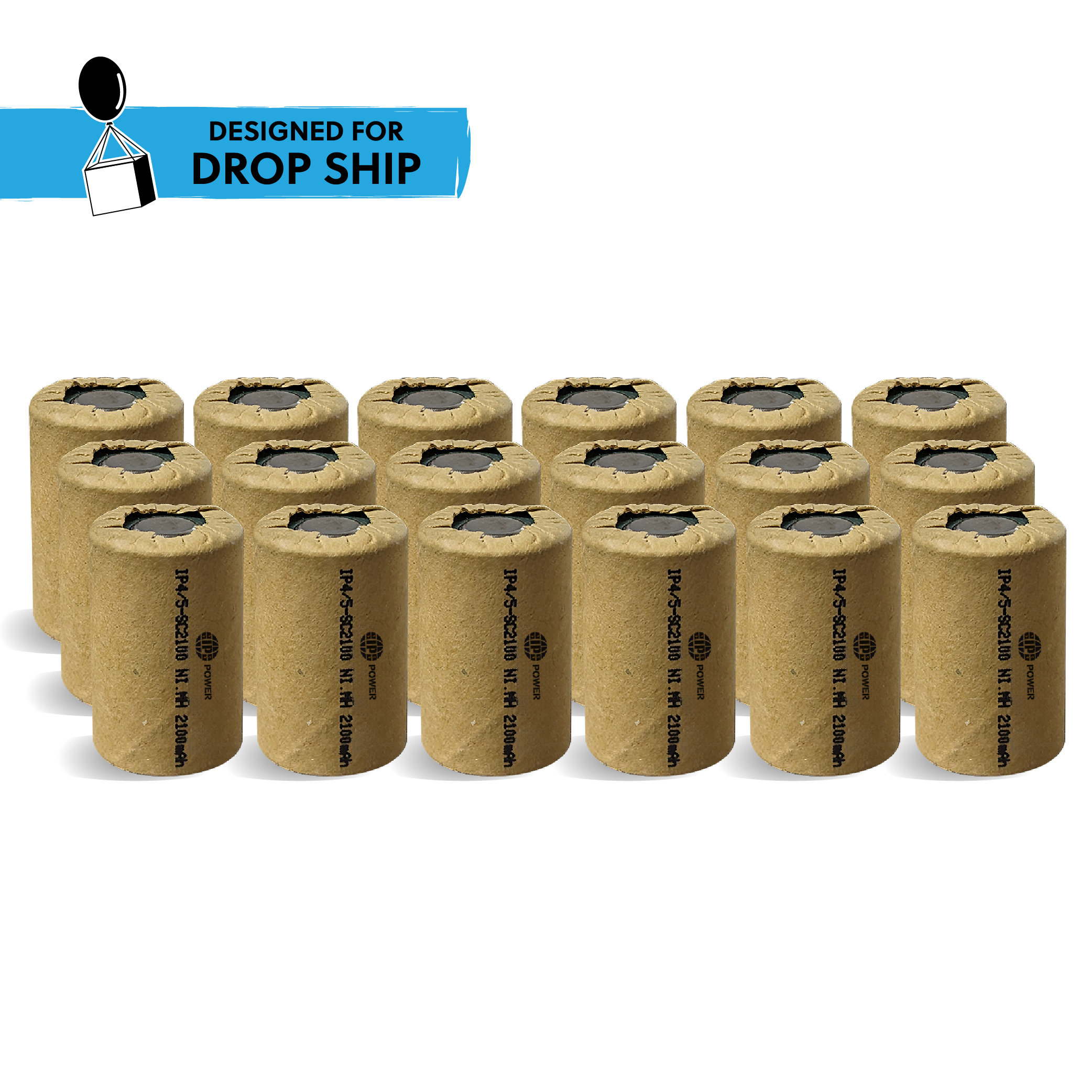 DROP SHIP: IP Power 4/5 Sub C Ni-Mh 2100mAh