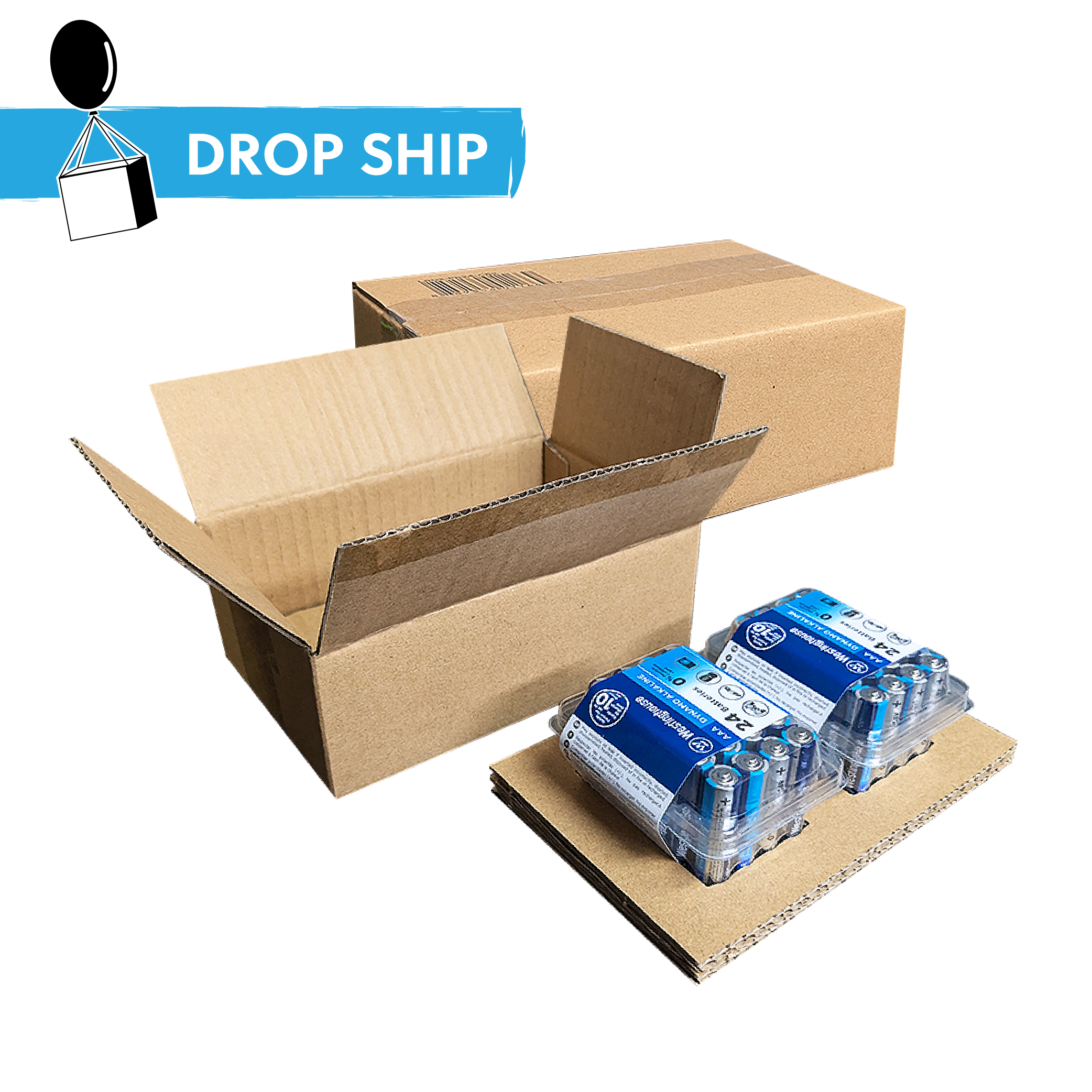 DROP SHIP: Westinghouse AAA Dynamo Alkaline Plastic Tub 48 Count (2 x 24 Pack Tubs)