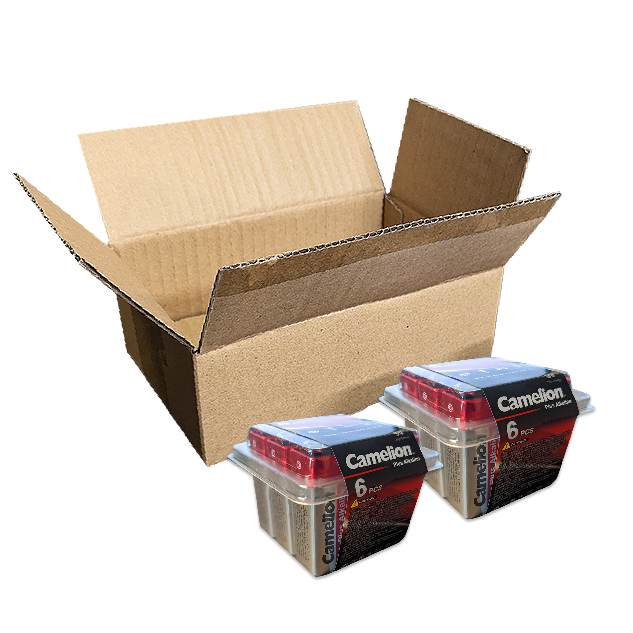 DROP SHIP: Camelion 9V Plus Alkaline Plastic Tub 12 Count (2 x 6pks)