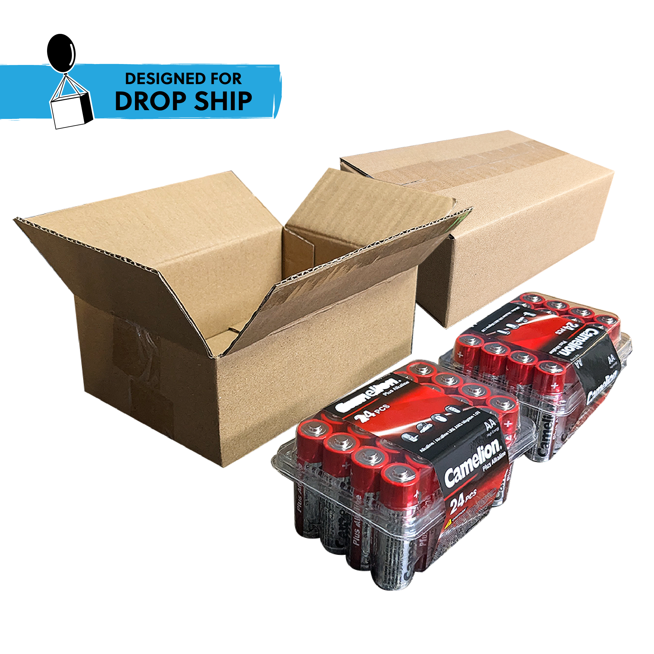 DROP SHIP: Camelion AA Plus Alkaline Plastic Tub 48 Count (2 x 24 Pack Tubs)