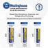 Westinghouse IFR18500 Lithium Iron Phosphate Rechargeable Battery 1000mAh Blister Pack of 4