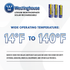 Westinghouse Life-PO4 14500 3.2v 500mah Solar Rechargeable 8pk