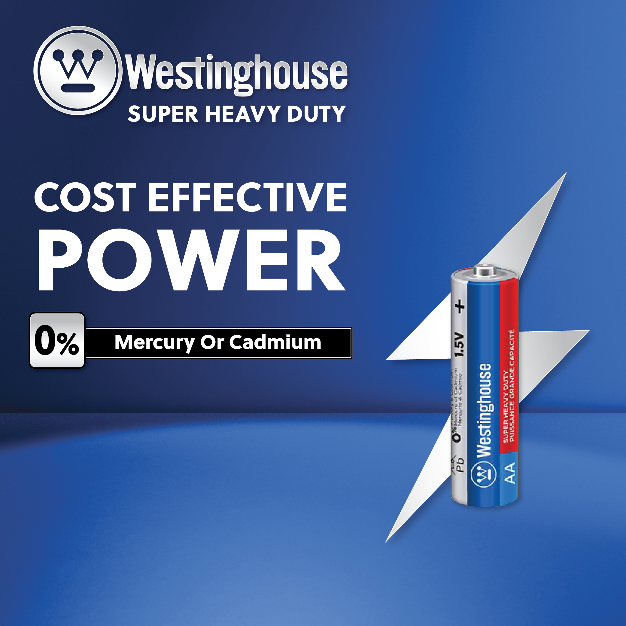 Westinghouse 9V Super Heavy Duty Blister Single Pack
