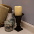 Resin Flameless 3 x 5.75 Pillar Candle With Melted Top
