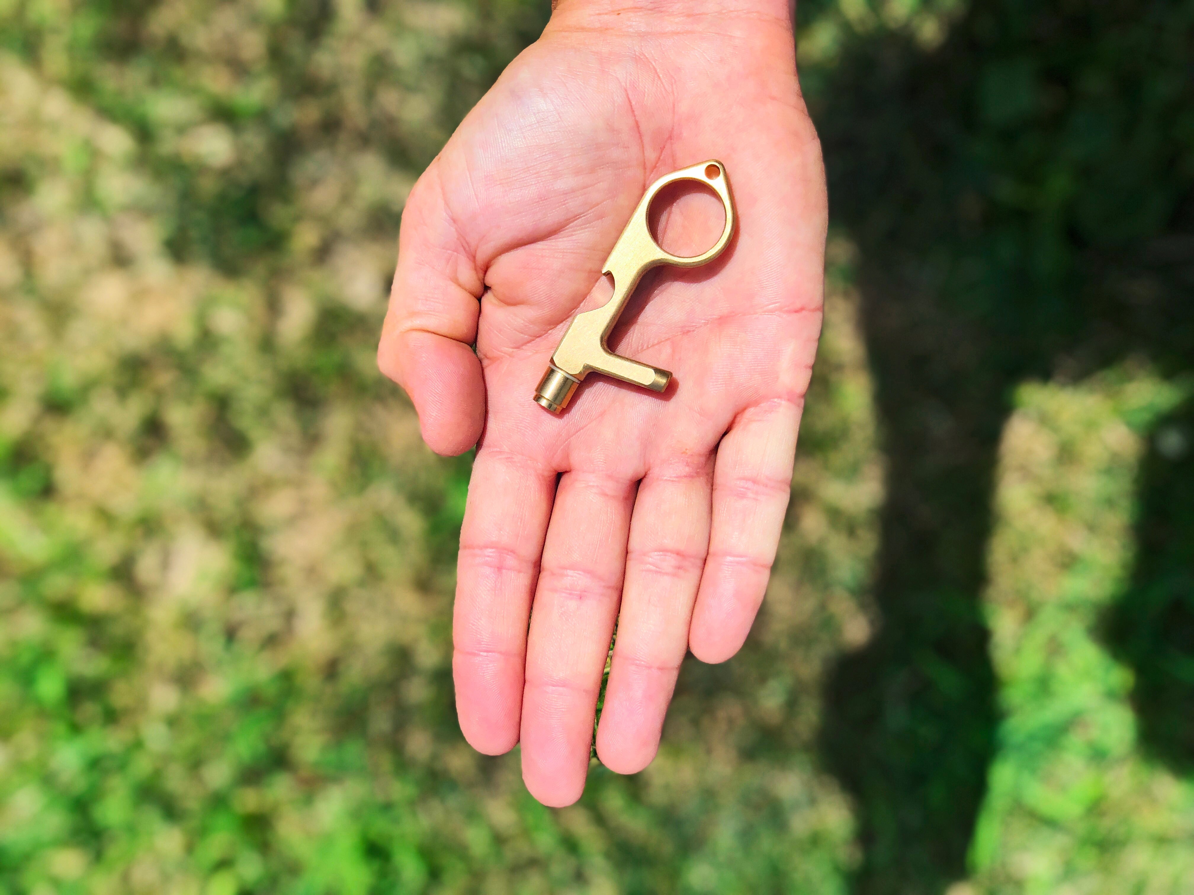 Flipo Safe Key Contact-Less LED Keychain Multi-Tool